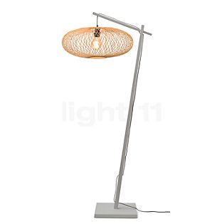 Good & Mojo Cango, lámpara de pie blanco/natural - 60 cm