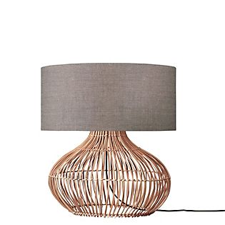 Good & Mojo Kalahari Lampe de table naturel/lin sombre - 47 cm