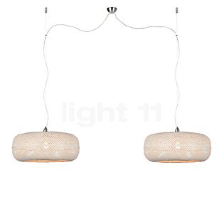 Good & Mojo Palawan Hanglamp 2-lichts wit