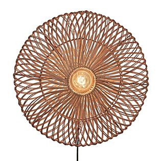 Good & Mojo Zanzibar Wandlamp natuur - 55 cm