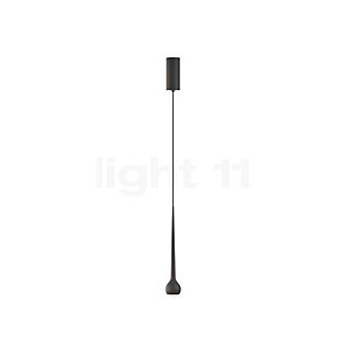 Grau Falling Sun, lámpara de suspensión LED negro - 200 cm