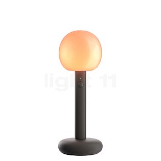 Grau Fire, lámpara recargable LED negro