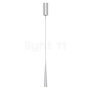 Grau Niceone, lámpara de suspensión LED cromo/gris - 600 cm