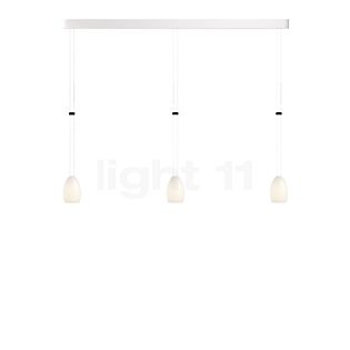 Grau Oh China Suspension LED 3 foyers blanc