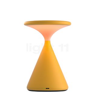 Grau Salt Lampada ricaricabile LED giallo