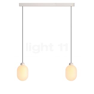 Grau Sun Pendant Light LED 2 lamps sand - height-adjustable