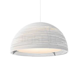 Graypants Scraplights Dome, lámpara de suspensión blanco