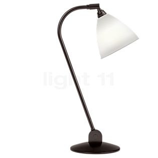 Gubi BL2, lámpara de sobremesa negro/porcelana