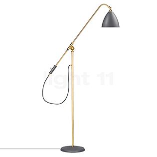 Gubi BL4 Floor lamp brass/grey