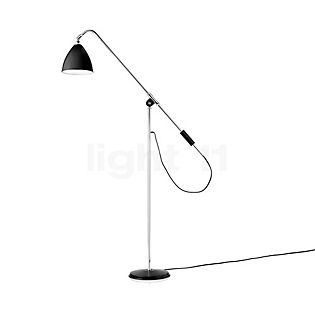 Gubi BL4 Floor lamp chrome/black