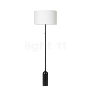 Gubi Gravity Vloerlamp lampenkap wit/voet staal zwart , Magazijnuitverkoop, nieuwe, originele verpakking