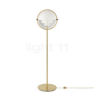 Gubi Multi-Lite Floor Lamp white/brass