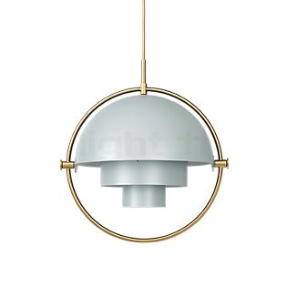 Gubi Multi-Lite Hanglamp messing/grijs - ø36 cm