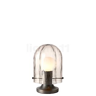 Gubi Seine, lámpara de sobremesa latón/ahumado