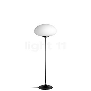 Gubi Stemlite Lampadaire satiné/noir-chrome - 110 cm