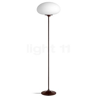 Gubi Stemlite, lámpara de pie satinado/rojo - 150 cm