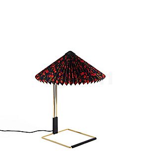 HAY Liberty Matin, lámpara de sobremesa LED rojo oscuro - ø30 cm