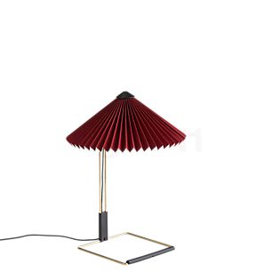 HAY Matin S Lampe de table LED rouge foncé