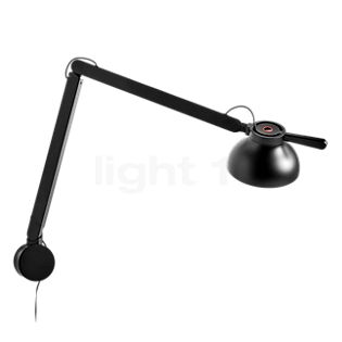HAY PC Double Arm, lámpara de pared LED soft black