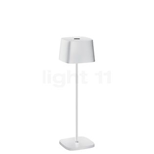 Helestra Kori, lámpara recargable LED blanco mate