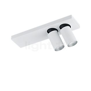 Helestra Nut Lampada da soffitto 2 fuochi bianco opaco