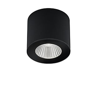 Helestra Oso, lámpara de techo LED negro mate - circular
