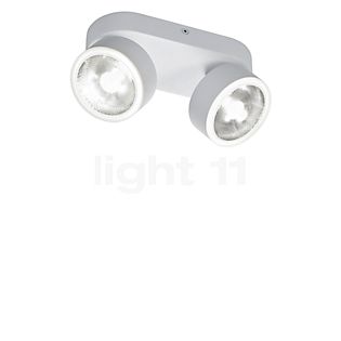 Helestra Pax Loftlampe LED 2-flamme hvid mat