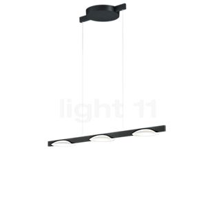 Helestra Pole Hanglamp LED 3-lichts zwart