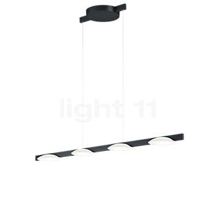 Helestra Pole Hanglamp LED 4-lichts zwart