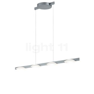 Helestra Pole Pendant Light LED 4 lamps nickel
