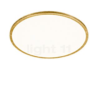 Helestra Rack Ceiling Light LED gold leaf - round