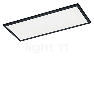 Helestra Rack, lámpara de techo LED negro mate - rectangular