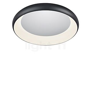 Helestra Tyra, lámpara de techo/pared LED negro/acabado espejo
