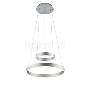 Hell Delta, lámpara de suspensión LED redonda - 2 focos aluminio anodizado