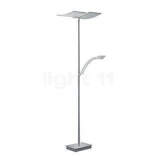 Hell Duo Lampadaire LED nickel mat/chrome