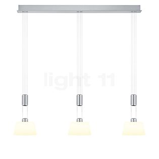 Hell Elegance Hanglamp LED 3-lichts nikkel mat