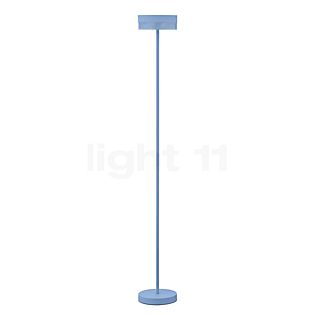 Hell Mesh Akku-Stehleuchte LED pastellblau - 120 cm