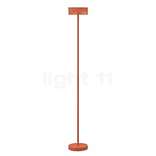 Hell Mesh Akku-Stehleuchte LED peach - 120 cm