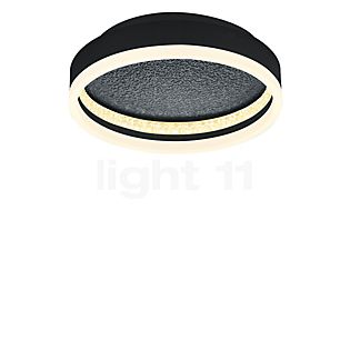Hell Moon, lámpara de techo LED negro - 30 cm