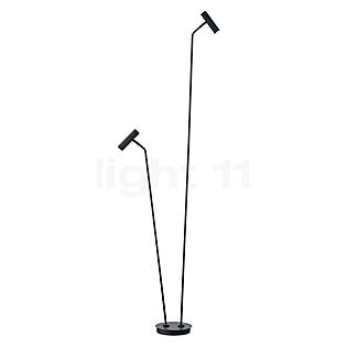 Hell Tom, lámpara de pie LED 2 focos negro - 180 cm
