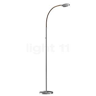 Holtkötter Flex S, lámpara de pie LED aluminio/arena