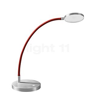 Holtkötter Flex T Lampada da tavolo LED alluminio/rosso