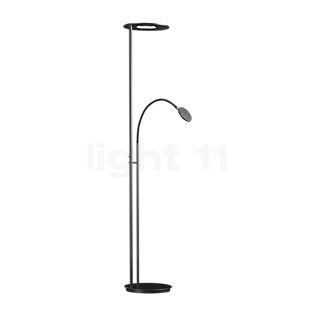 Holtkötter Nova Flex Lampadaire indirect LED platine/noir