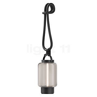 IP44.DE Qu Hanglamp LED met oplaadbare batterij zwart