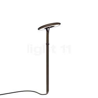 IP44.de Pad, lámpara de pie LED con piqueta para jardín marrón