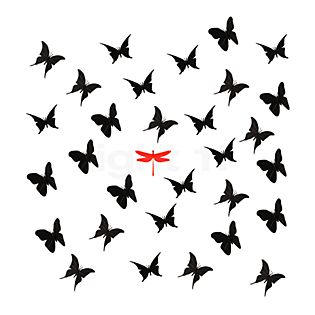 Ingo Maurer Mariposas negras para La Festa delle Farfalle negro