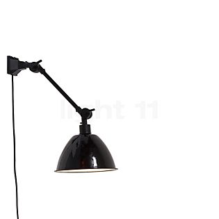 It's about RoMi Amsterdam, lámpara de pared pantalla metal - negro - amplitud 60 cm