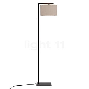 It's about RoMi Boston, lámpara de pie lino brillante - pantalla 20 cm , Venta de almacén, nuevo, embalaje original