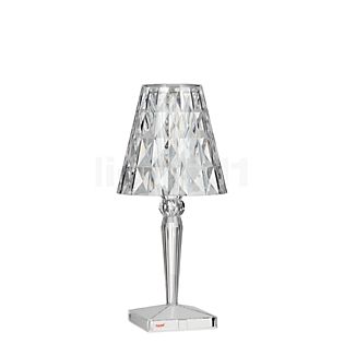 Kartell Big Battery Lampe rechargeable LED cristal clair