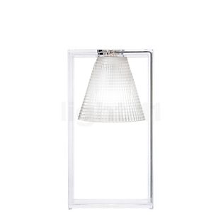 Kartell Light-Air Table lamp clear with embossed pattern